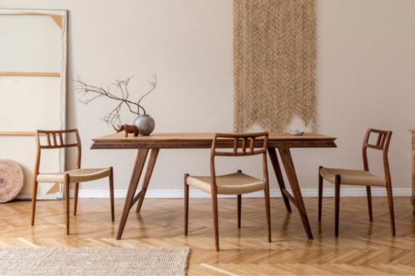 Minimalist dining table decor