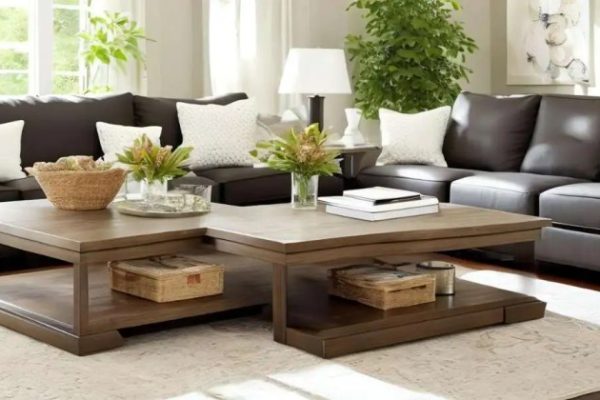 Square coffee table decor ideas