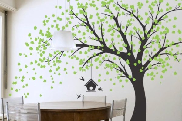 Wall stickers decoration peacock removable large sticker diy vinyl chinese tv background style decal creative living decor room wallpaper