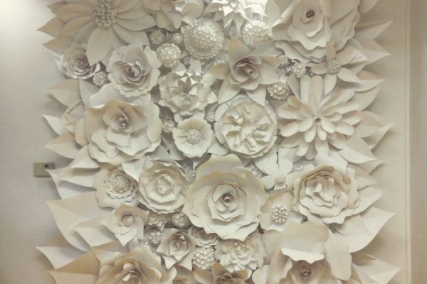 Paper art wall decor