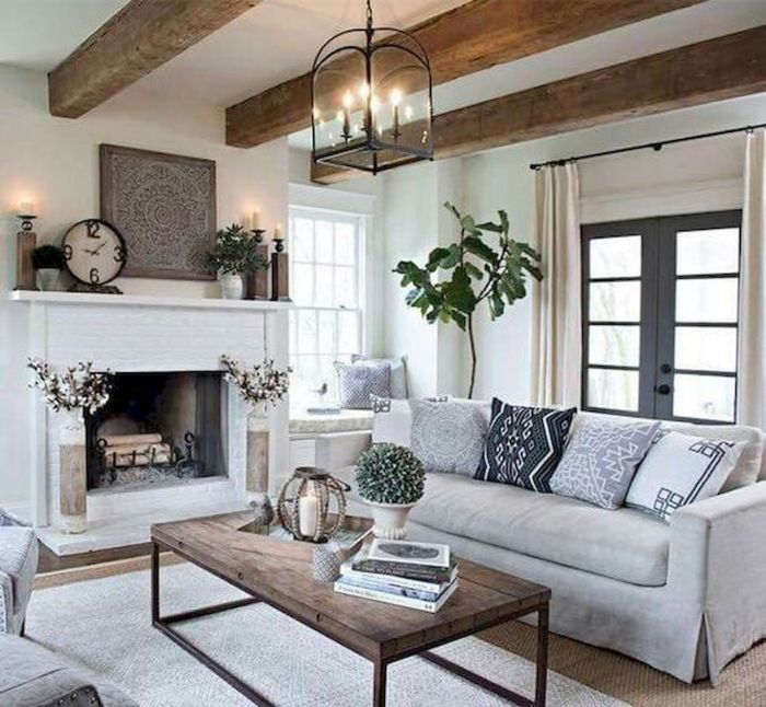 Farmhouse living room decor ideas