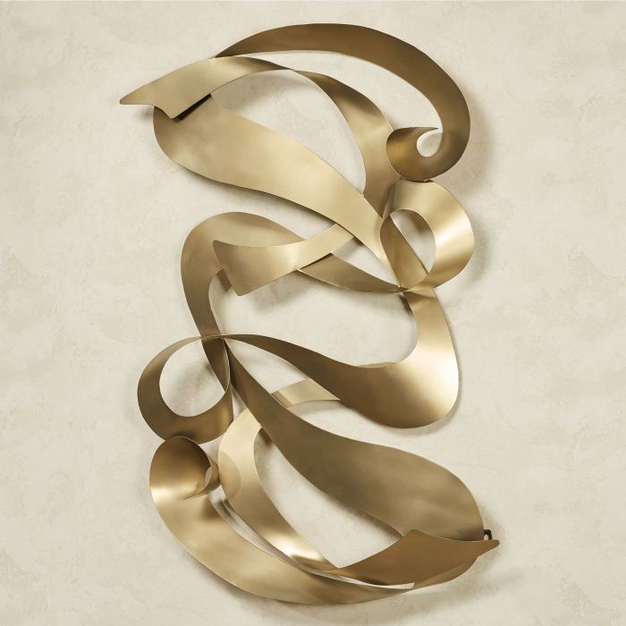 Modern gold wall decor