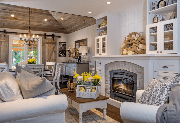 Farmhouse living room decor ideas