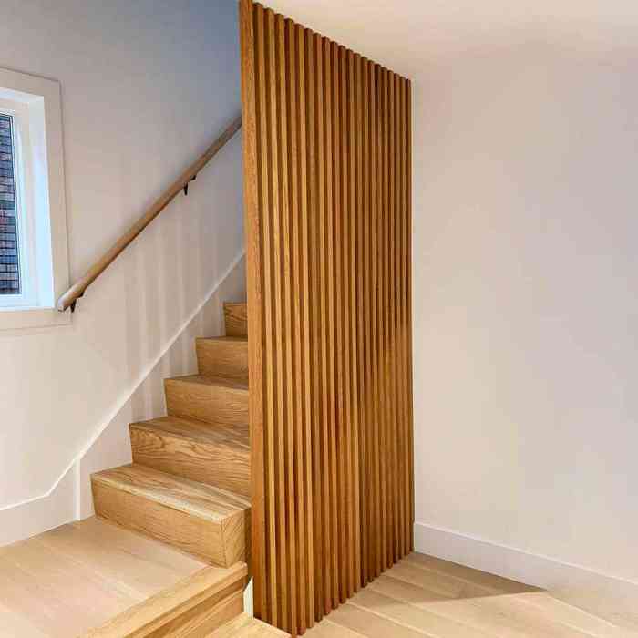 Wood slat wall decor