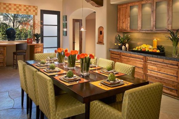 Kitchen table center decor