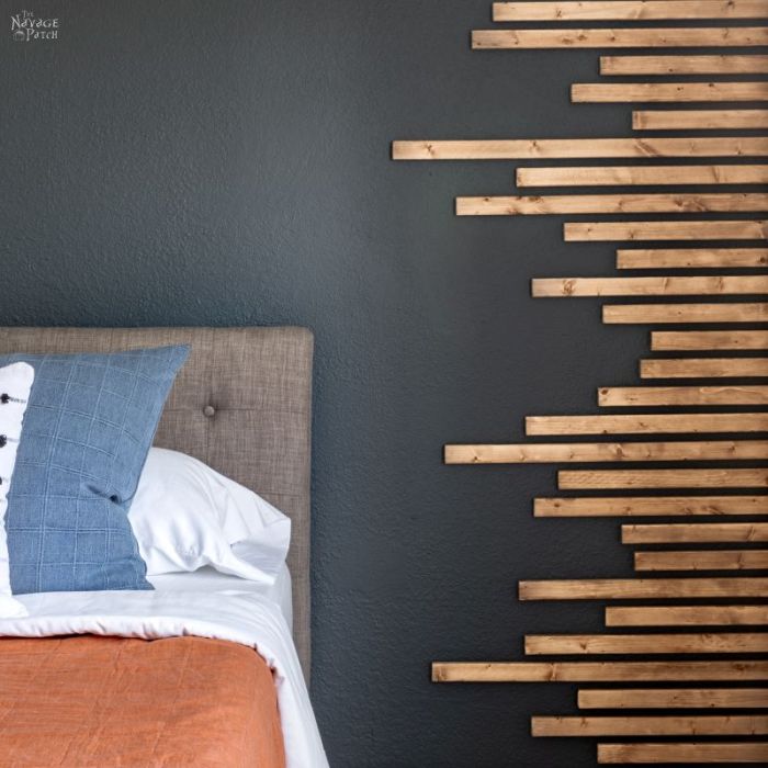 Decor on slat wall