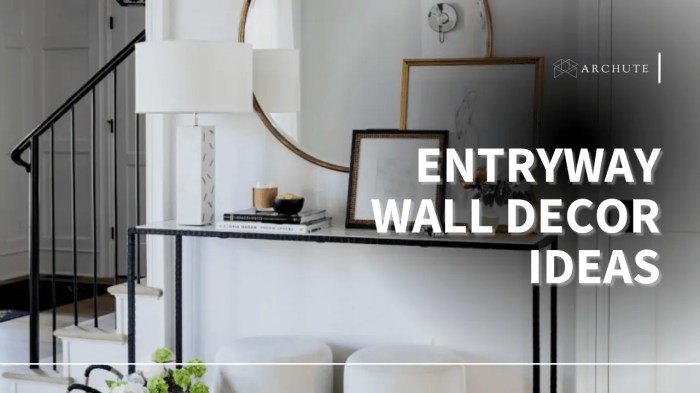 Entryway decor for wall