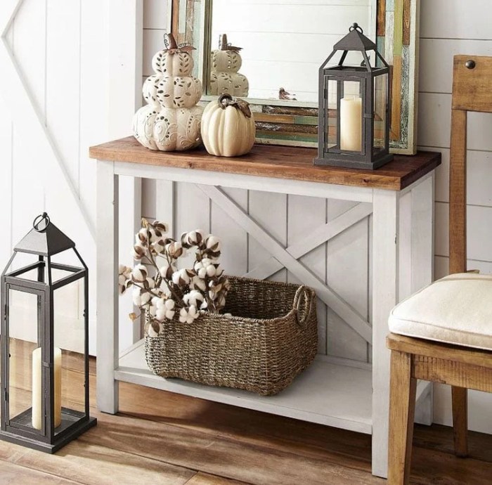 Hallway console table decor ideas