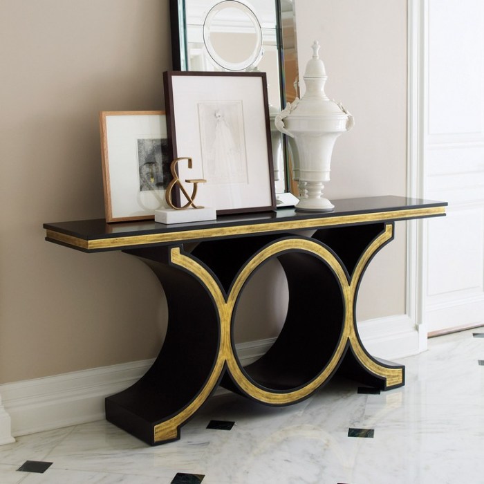 Console table modern decor