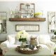 Modern rustic living room wall decor