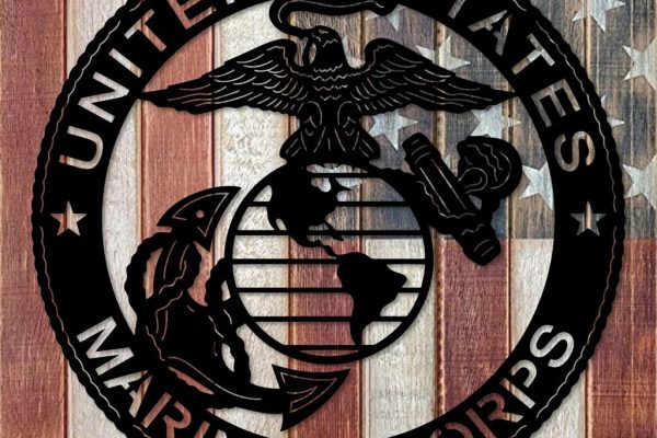 Marine corps wall decor