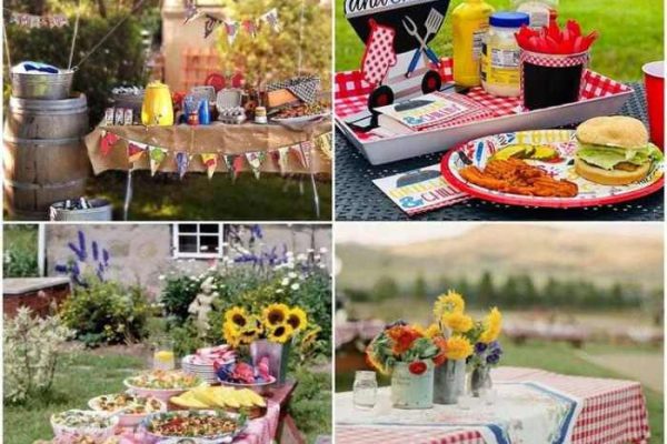 Bbq table decor ideas