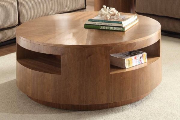 Decor for round coffee table