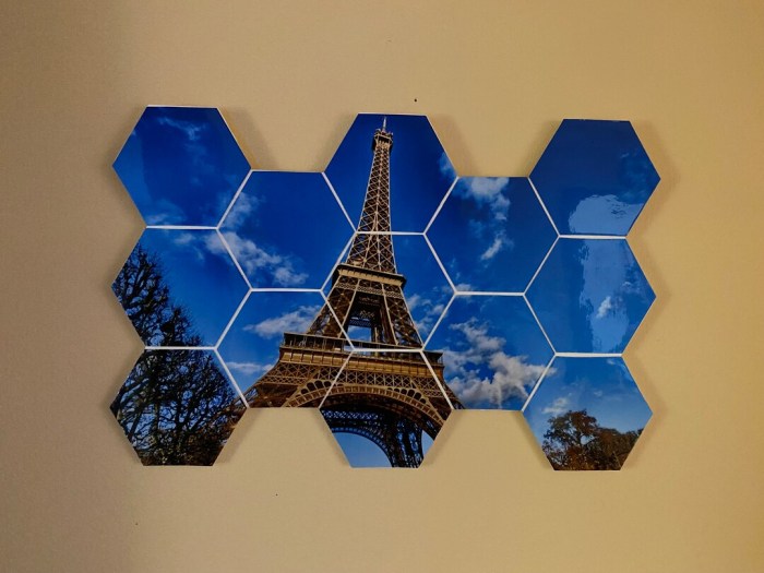 Paris eiffel tower wall decor