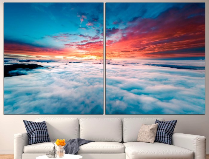 3d cloud wall decor