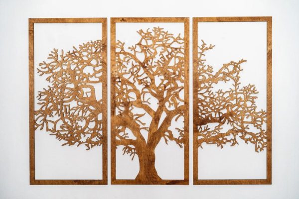 Real tree branch wall decor