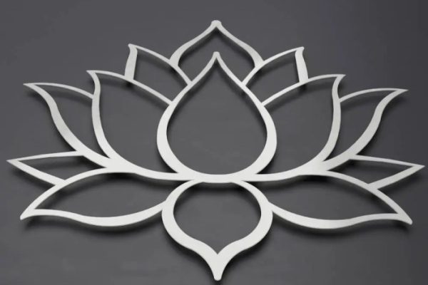 Lotus flower wall decor