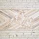 White wood wall decor