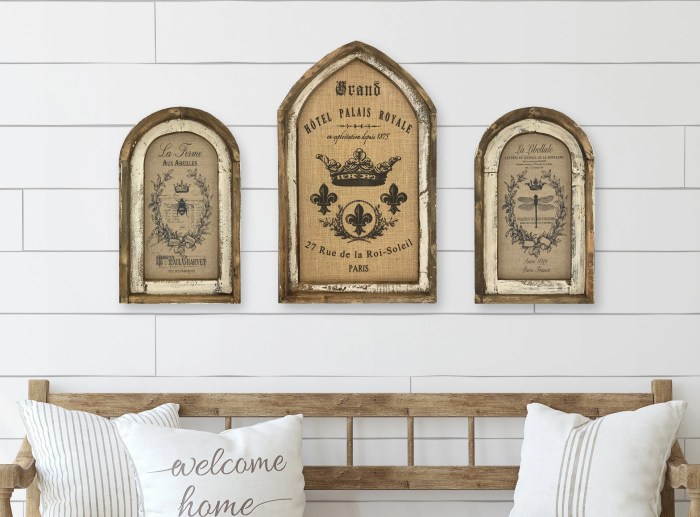 French wall art decor