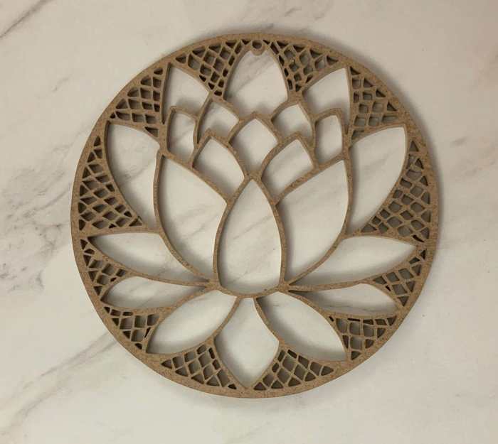 Lotus flower wall decor