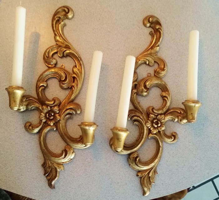 Sconce candle small sconces shelves pared candles vendido mentve