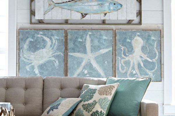 Large coastal wall decor