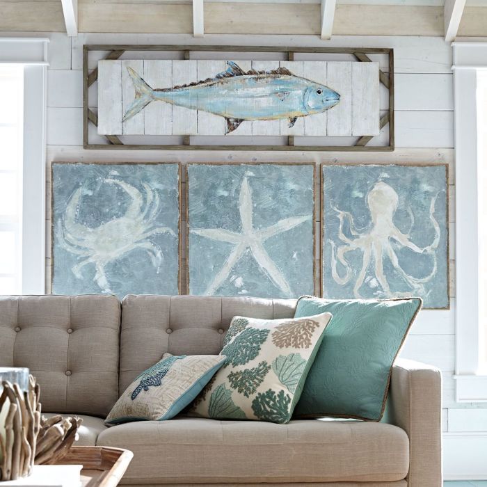 Large coastal wall decor