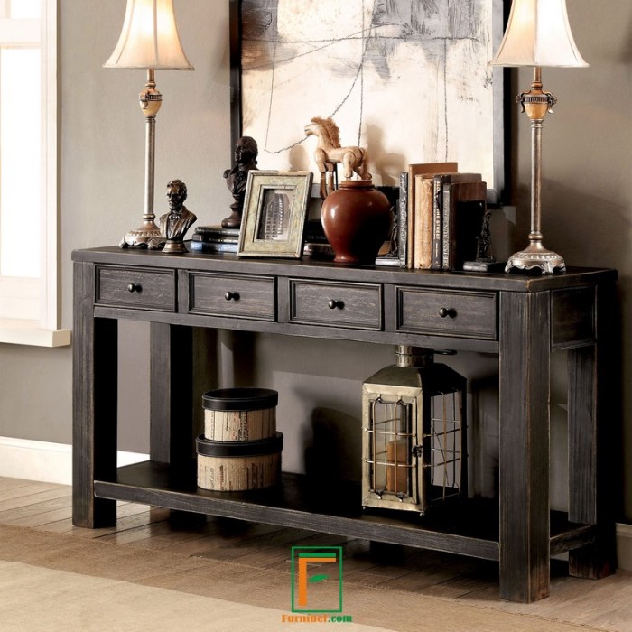 Decor ideas for sofa table