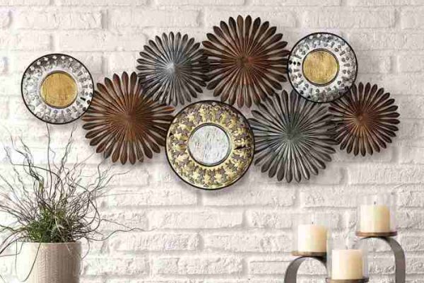 Metal art decor for walls