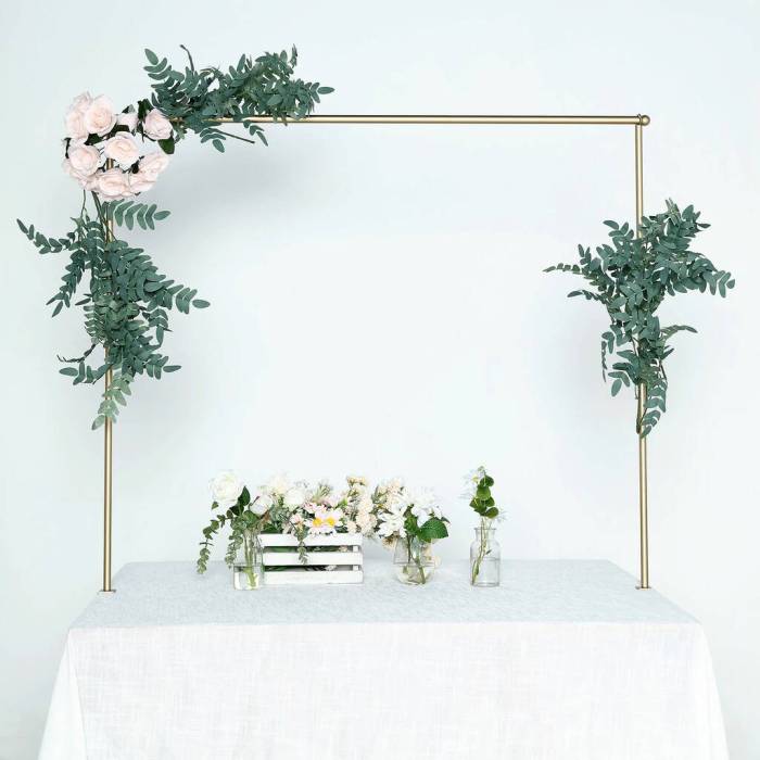 Over the table rod decor