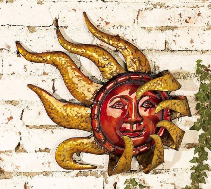 Sun wall decor outdoor