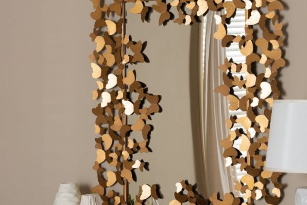 Butterfly mirror wall decor