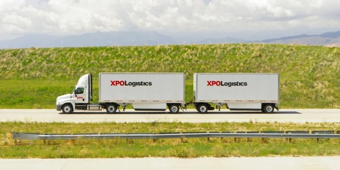 Stock price of xpo logistics