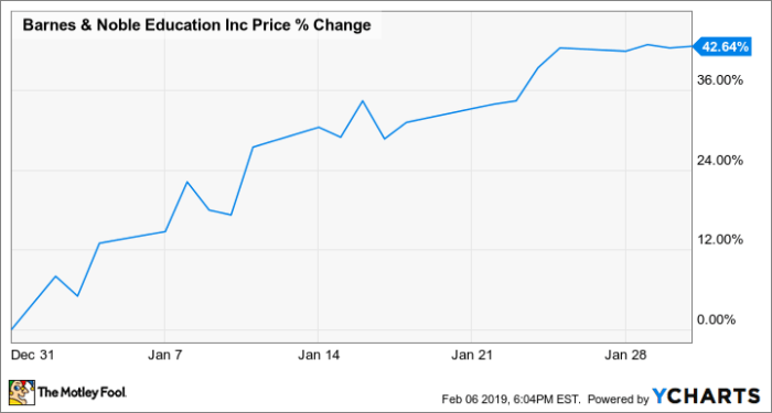 Bned stock price