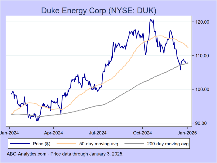 Duke energy duk stock corp nyse stocks price books oversold overbought technical analysis management portfolio